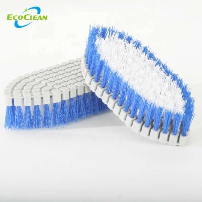 EcoClean Factory BSCI Wholesale Plastic  360 Flexible Bendable Sink Bath Tub Corner Scrubber Brush