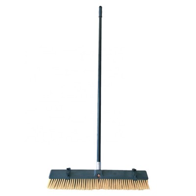 Ecoclean 24" Industrial Floor Sweeping Push Broom,24" Plastic Floor Sweep