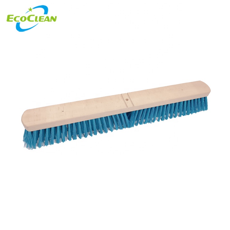 18" 24" 36" Industrial Indoor Or Outdoor Wooden Block And Push Broom Head With Or Without Handle