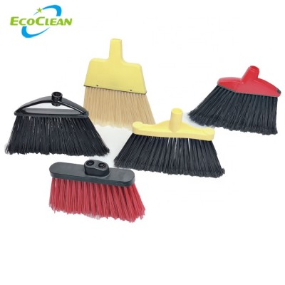 EcoClean  PP and PET bristle Plastic angle and magnetic upright broom