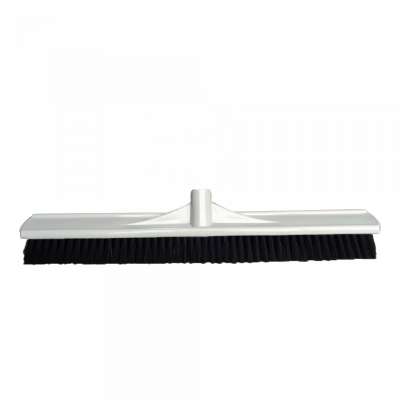 24" Industrial Heavy Duty Indoor or Outdoor Plastic Push Broom,   Floor Sweep Brush with soft hair or stiff hair